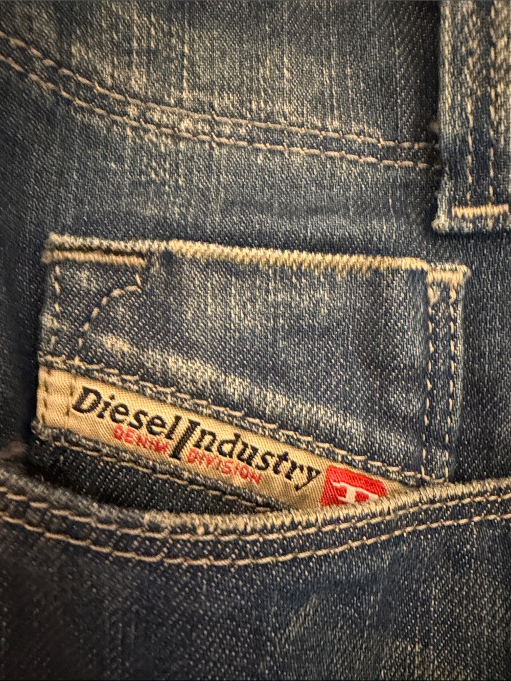Diesel Y2K Denim Deep-V Women's Jumpsuit in Blue - Picture 10 of 11